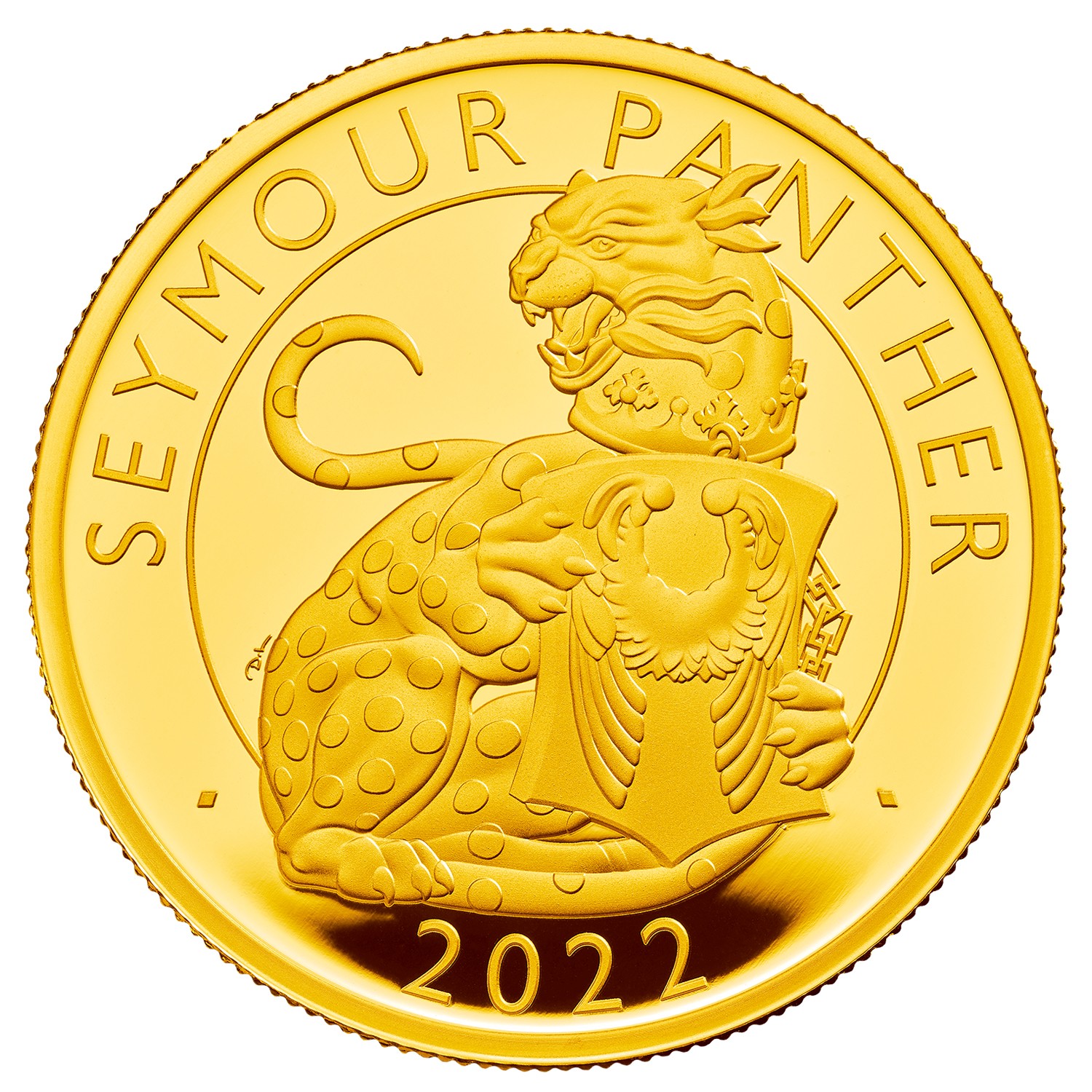 2022 UK Royal Tudor Beasts - The Seymour Panther 1oz Gold
