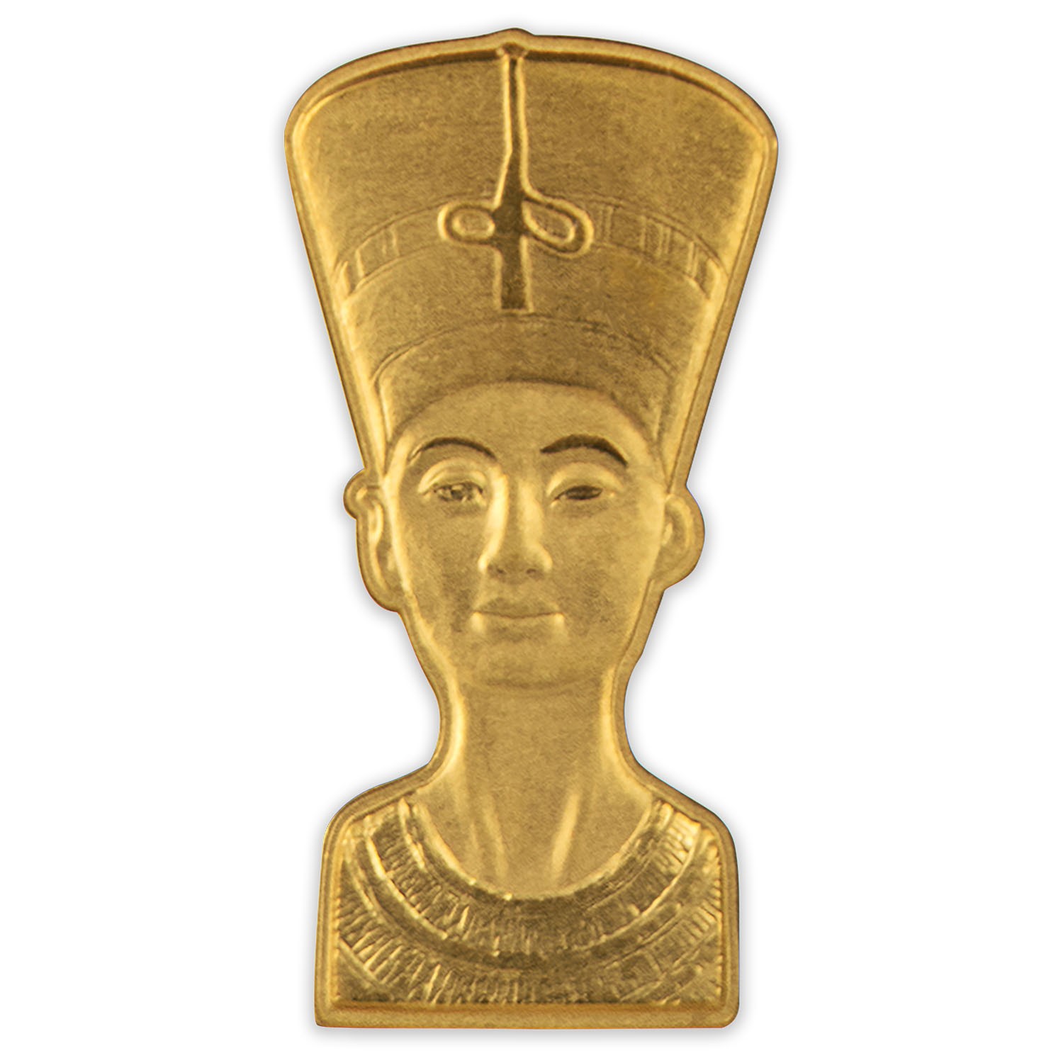 2023 SM Nefertiti Shaped 1g Gold Coin - ICL