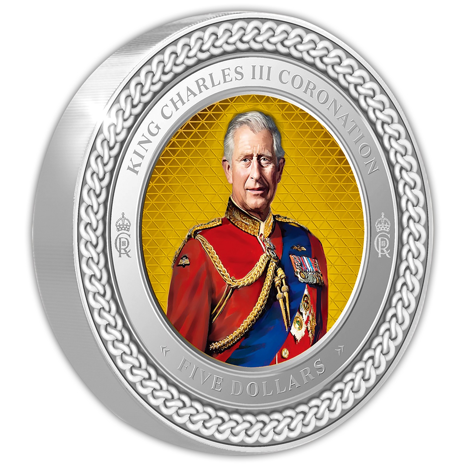 2023 チャールズ三世 戴冠記念 2oz £5 銀貨 NGC PF70UC② リバース版】2oz・NGC鑑定PF69 2023年 チャールズ3世 戴冠式記念