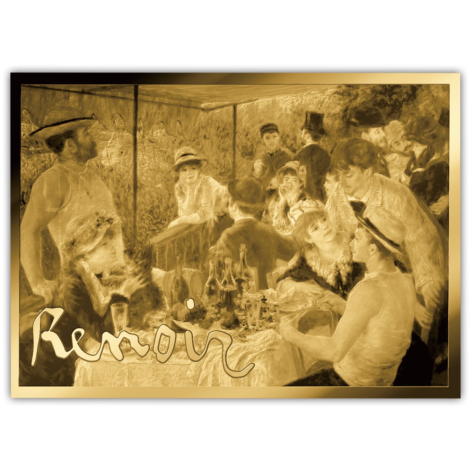 LUNCHEON OF THE BOATING PARTY 金貨　純金 LUNCHEON OF THE BOATING PARTY 金貨 純金の通販 by フッキー's