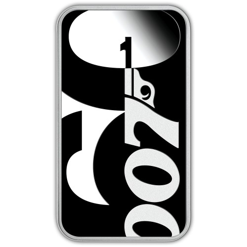 60周年　007銀貨　1オンス 2022年 60周年 007銀貨 1オンス 2022年 JAMES BOND 60 YEARS OF BOND 2022 1